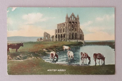£2 • Buy Vintage Postcard Whitby Abbey North Yorkshire 1921 George V
