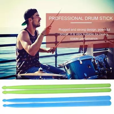 Luminous Drum Sticks Glow In The Dark Stage Band Performance Drumstick Sell X8G6 • $10.40