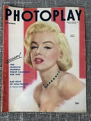 Photoplay December 1953 Magazine Marilyn Monroe Doris Day Pin Up Calendar • $335.83