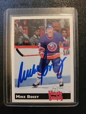 1991 Humpty Dumpty Autograph Mike Bossy New York Islanders Hall Of Fame • $54.99