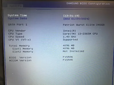 Samsung 450R NP450R5E NP450R LAPTOP Motherboard Core I3-2365M  BA41-02176A (SJ4) • £39.99