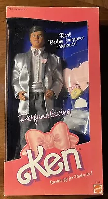 Sealed Vintage Perfume Giving Ken Doll #4554 Box 1987 Mattel 1980s NRFB • $29.95