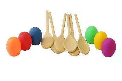 Egg And Spoon Kids Racing Game - Set Of Six • £14.99