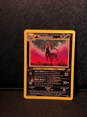 $99.99 • Buy Pokemon Card - Houndoom - Neo Revelation 8/64 Holo Rare 1st Edition - DMG