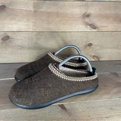 Ll Bean Daybreak Womens Size 8 Shoes Brown Wool Slip On Comfort Slippers • $39.99
