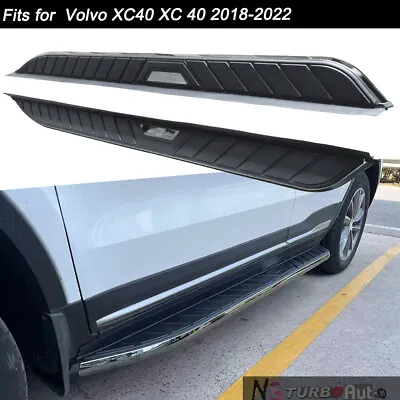 Fixed Running Board Side Steps Nerf Bar Fits For Volvo XC40 XC 40 2018-2024 • $309