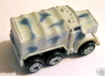 Micro Machines Military 6 X 6 Cargo Truck U.S. Army Winter Camo Covered Truck • $6.99