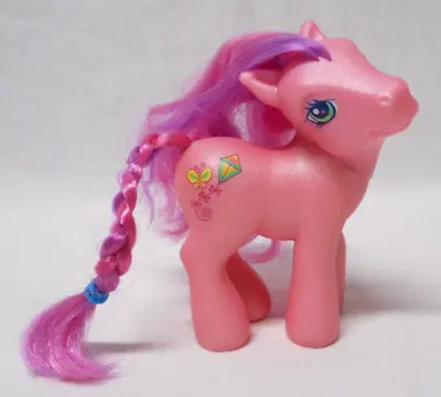 Hasbro My Little Pony Skywishes Toy Pink Pony 4.5  Figure 2002 • $12