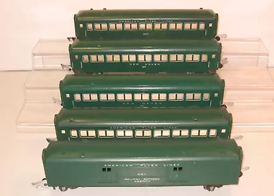 AMERICAN FLYER & New Haven Passenger Car Lot Of 5 S Gauge FOR RESTORATION • $49.95