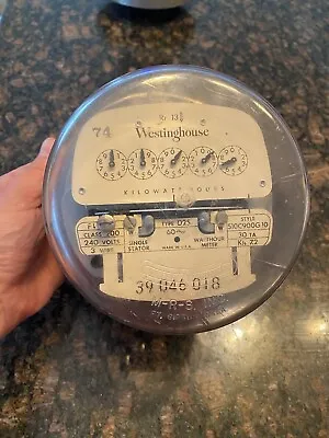 Vintage Westinghouse Type D2S Electric Meter Watthour Plastic Cover • $39.99