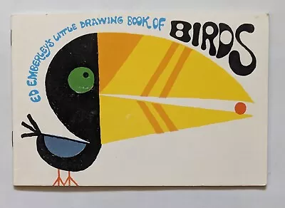 Ed Emberley's Little Drawing Book Of Birds 1973 PB VG • $30