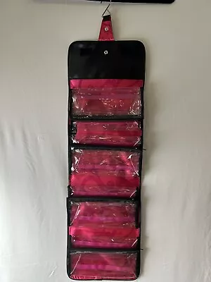 Mary Kay Hanging Cosmetic Make Up Organizer Toiletry Bag Black And Pink! • $18