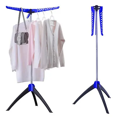 £26.99 • Buy Heavy Duty Clothes Airer Laundry Dryer Easy Hanger Horse Portable Folding Stand