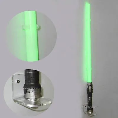 SABER STAND Lightsaber Wall Mounts Stand For Lightsaber Force FX CLEAR • $11.39