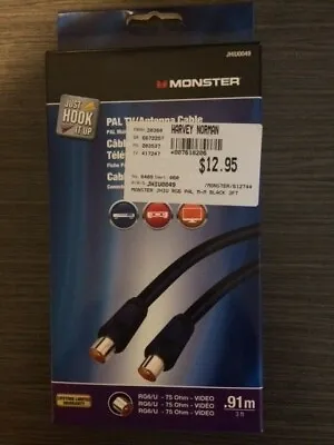$6 • Buy PAL TV/Antenna Cable .91m 3ft