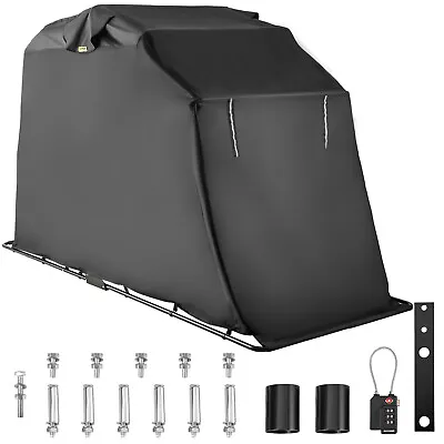 VEVOR 106 X41 X63  Motorcycle Shelter Shed Cover Storage Tent Waterproof W/ Lock • $132.99