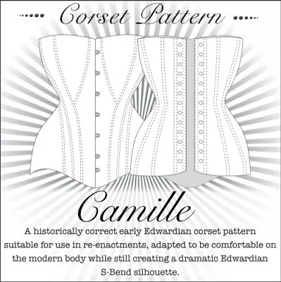 Sew Curvy Sewing Pattern Camille Edwardian Corset 6 To 30 • £16.98