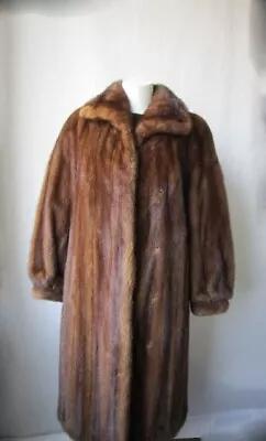 Women's Sz 10  Dark Pastel Mink Fur Coat Mint CLEARANCE SALE!💰 • $375