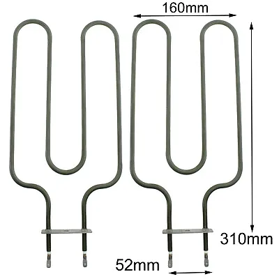 Oven Grill Element For RANGEMASTER LEISURE FLAVEL Cooker 1150W Heater X 2 • £16.67