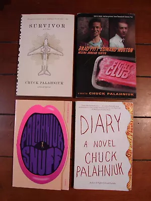 4 Chuck Palahniuk Snuff - Diary - Fight Club - Survivor • $14.99