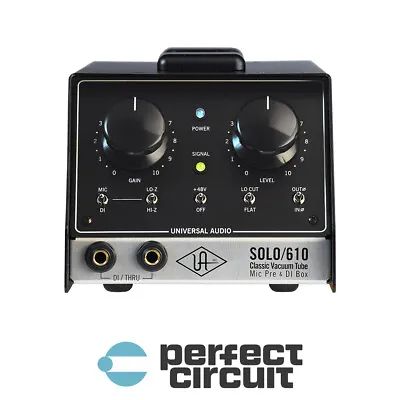 Universal Audio Solo/610 Classic Tube Preamp/DI BOX - DEMO - PERFECT CIRCUIT • $909