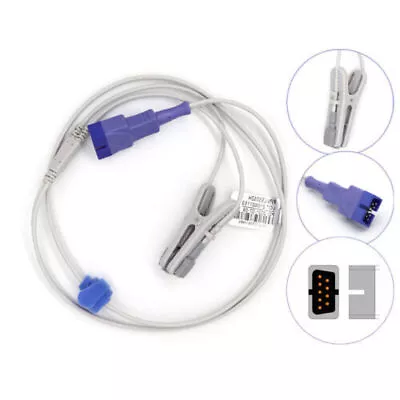 Compatible For Nellcor Oximax Adult Ear Clip SpO2 Sensor #DB9 #US • $24.03