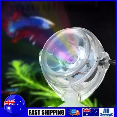 Mini Waterproof Aquarium LED Spotlight Fish Tank Underwater Lamp (Colorful • $16.70