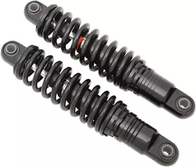 Drag Specialties 12  Ride-Height Adjustable Shocks Black Harley Davidson Dyna • $317.95