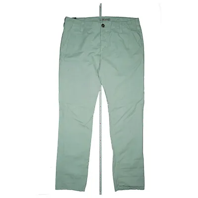 J Brand Inez Women's Chino Trousers Low Rise Slim Fit Gr.30 XL W34 L32 Army Grün • $150.76