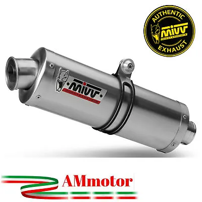 Mivv Exhaust Kawasaki Z 750 2010 Motorcycle Silencer Slip-On Oval Steel • $321.74