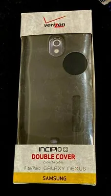 VERIZON Incipio Double Cover Black With Small Stand For Galaxy Nexus • $9.99