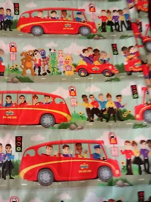 The Wiggles Big Red Car Fabric Print • $15