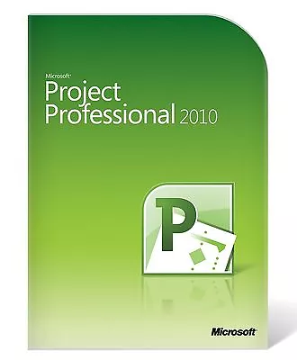 Microsoft Project 2010 Professional For 2 PCs Full Academic Version =RETAIL BOX= • $147.95