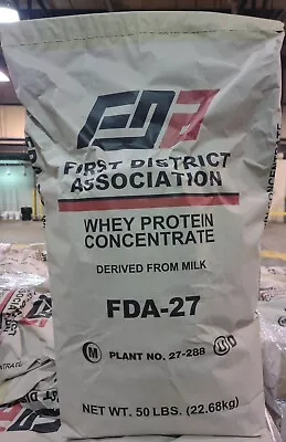 Whey Protein Concentrate 27% 50lb Bulk • $85