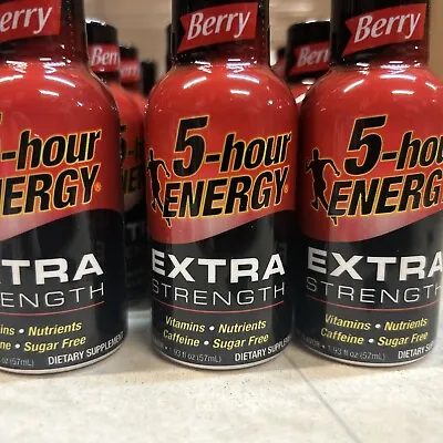 NEW 5 Hour HR 5HR Energy Extra Strength Berry Energy Shot 1.93oz (12) • $22