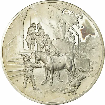 $127.05 • Buy [#713392] France, Medal, Peinture, Rembrandt, Le Bon Samaritain, MS(63), Silver