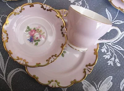 Pink Trios Mixed 10 Pieces In Total - Duchess & Collingwood Bone China V.G Cond. • £17.50