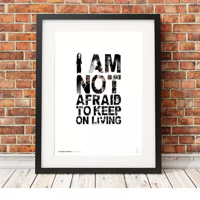 MY CHEMICAL ROMANCE  ❤ Famous Last Words - Lyrics Poster Limited Edition Print • £9.99