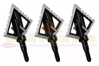 Magnus Black Hornet Ser Razor Broadheads - 100gr. - 4 Blade - 3pk - BHSR100-4 • $40.99