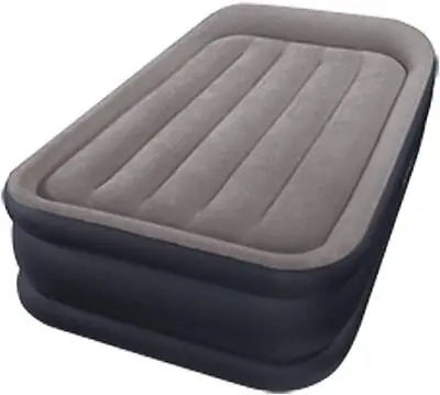 Intex Dura-Beam Deluxe Pillow Rest Raised Inflatable Airbed With Pump Twin • £42.99