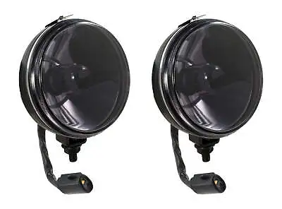 1987-1993 Mustang GT Euro Smoked Complete Fog Lights Lamps W/ H3 Bulbs - Pair • $74.95