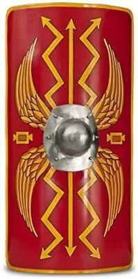 Medieval Roman Armor Legion Functional Scutum Shield 18G Steel Jumbo SCA LARP • $114.99