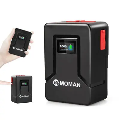 $159 • Buy V Mount Battery, Moman 99S Mini V-Lock Battery, V-Mount-Dtap-Mini-USB-C-Battery