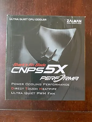 Zalman CNPS 5X Ultra Quiet CPU Cooler NIB • $6.99