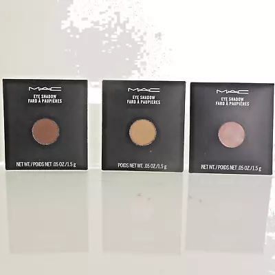 3 MAC Eye Shadow Refill Pro Pan 0.05ozEA IN  MOTIF!+MULCH+JEST • $19.99