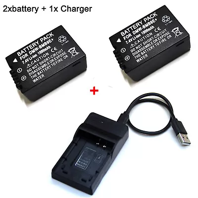 Battery / Charger For Panasonic Lumix DMC-FZ60 DMC-FZ62 DMC-FZ70 DMC-FZ80 Camera • $49.99