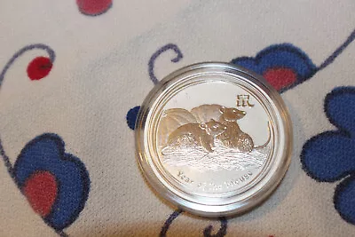 2008- Australia 1/2 Oz. Silver-Year Of The Mouse Coin Series #2-RARE-low Mintage • $136