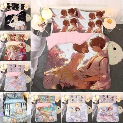 Card Captor SAKURA KINOMOTO SAKURA Bed Sheet Quilt Cover Pillowcase 4-piece Set  • $83.75