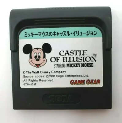 Castle Of Illusion Starring Mickey Mouse (SEGA Game Gear) [NTSC] - WITH WARRANTY • $35.95