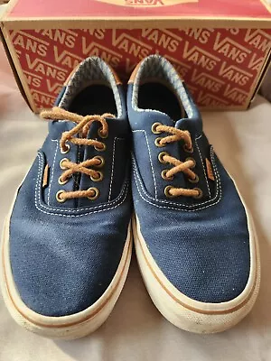 Vans Era 59 (C&L) Navy/Chevron Shoes US Men 8.0 • $24.49